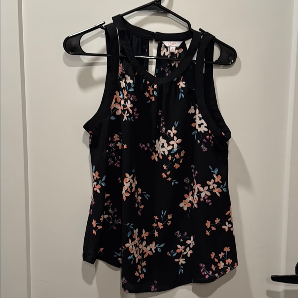 Floral work blouse!